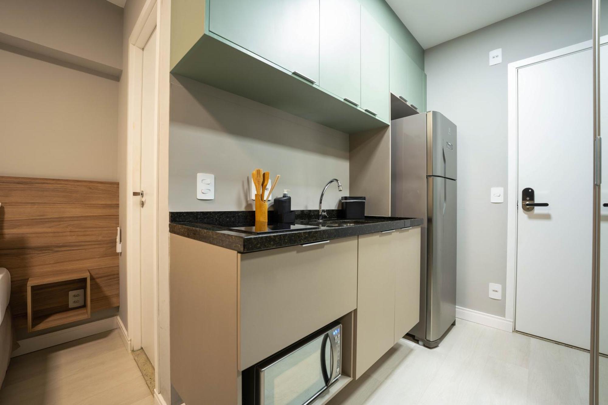 Apartamentos Studio Allure Moema - Com Cafe Da Manha Opcional, Recepcao E Valet 24 Horas ساو باولو الغرفة الصورة