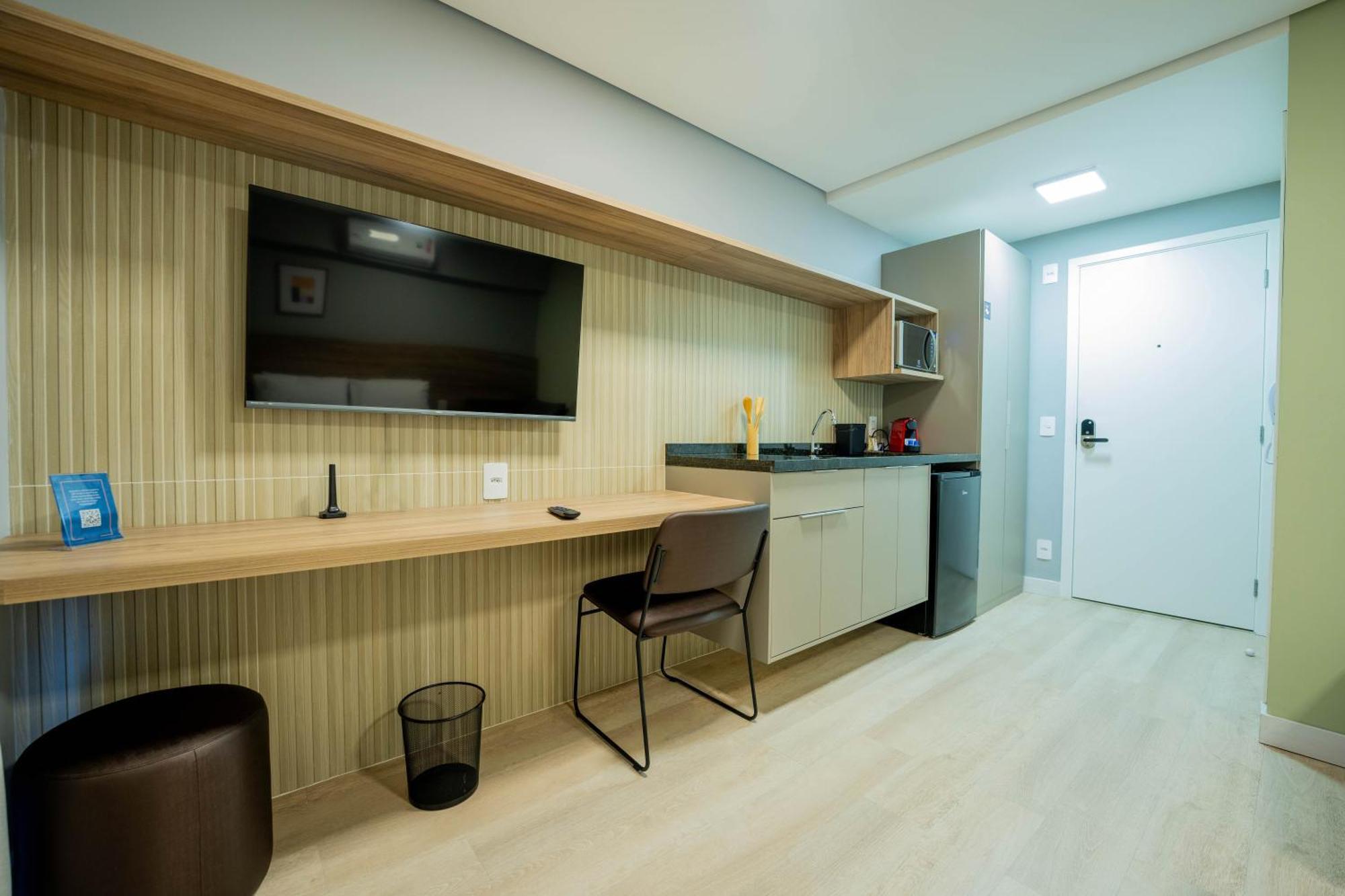Apartamentos Studio Allure Moema - Com Cafe Da Manha Opcional, Recepcao E Valet 24 Horas ساو باولو الغرفة الصورة