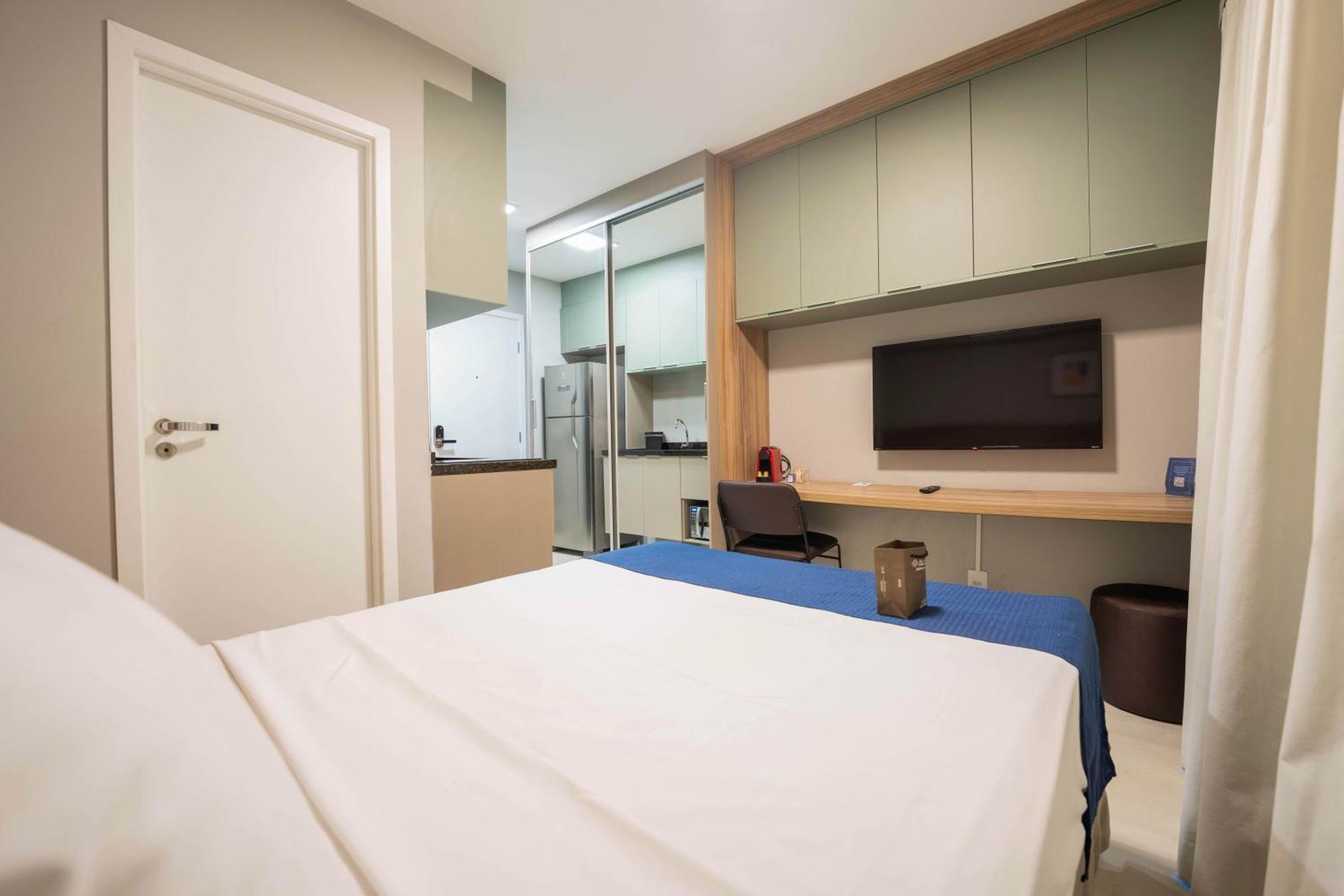 Apartamentos Studio Allure Moema - Com Cafe Da Manha Opcional, Recepcao E Valet 24 Horas ساو باولو الغرفة الصورة